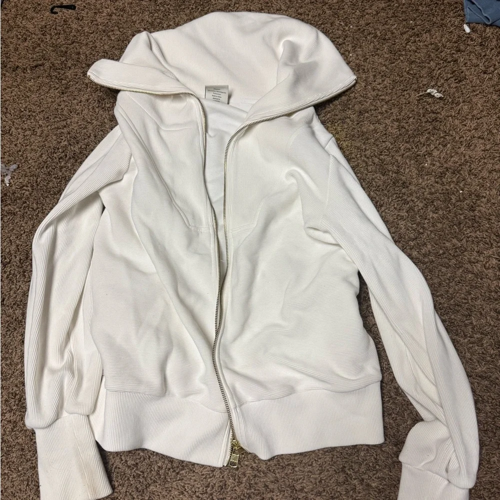 Varley ells jacket in egret
